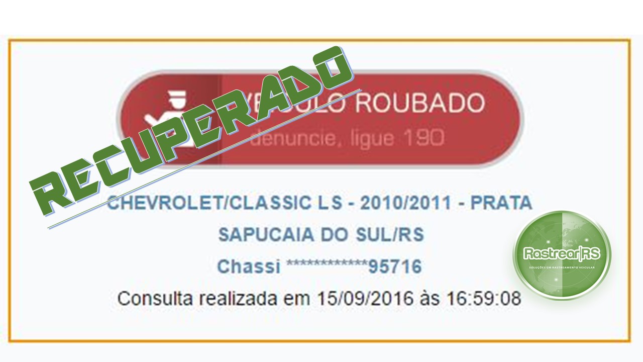 RECUPERAÇÃO DE CORSA CLASSIC - SAPUCAIA DO SUL