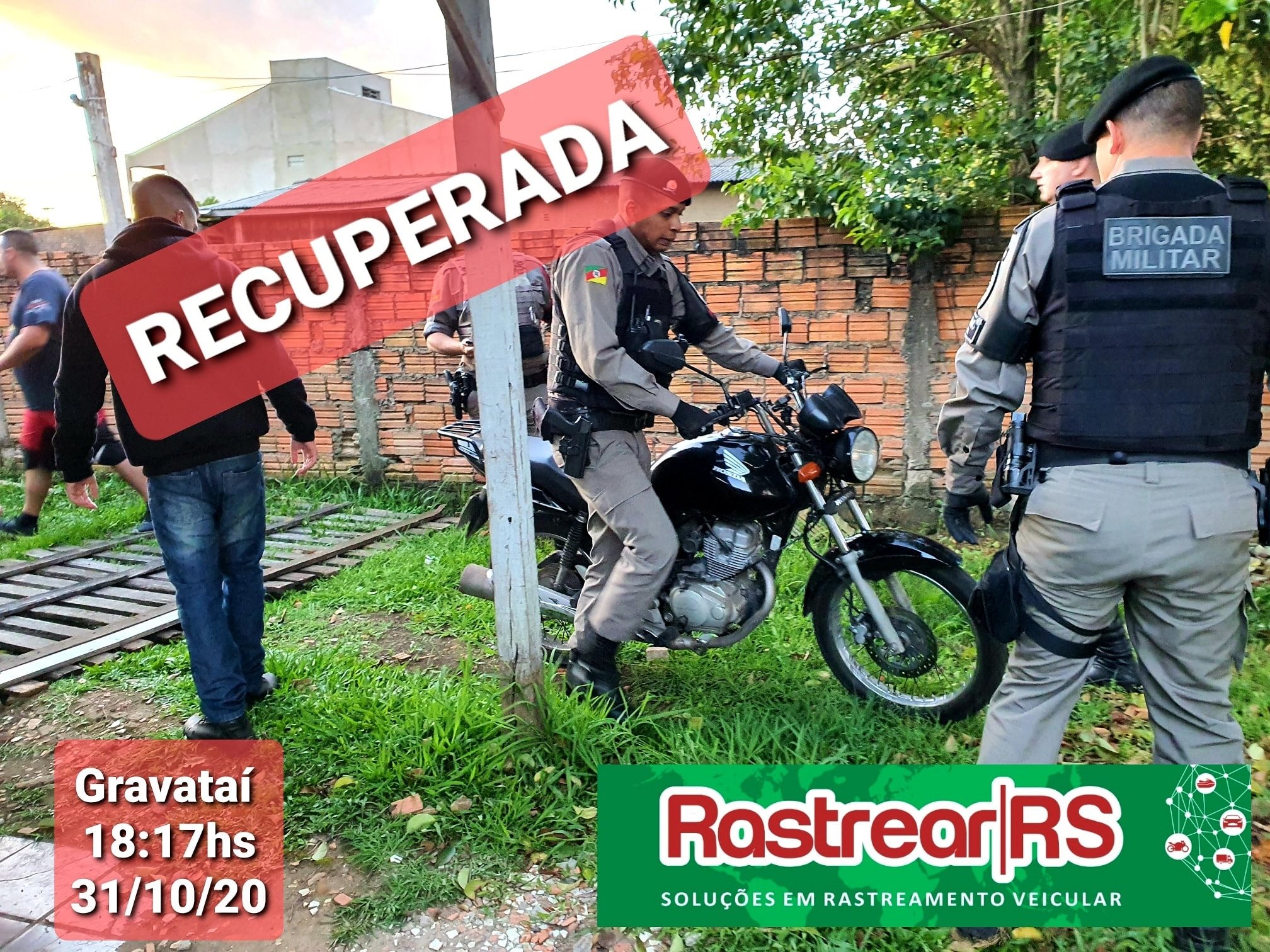 RECUPERAÇÃO CG150 FAN - GRAVATAÍ