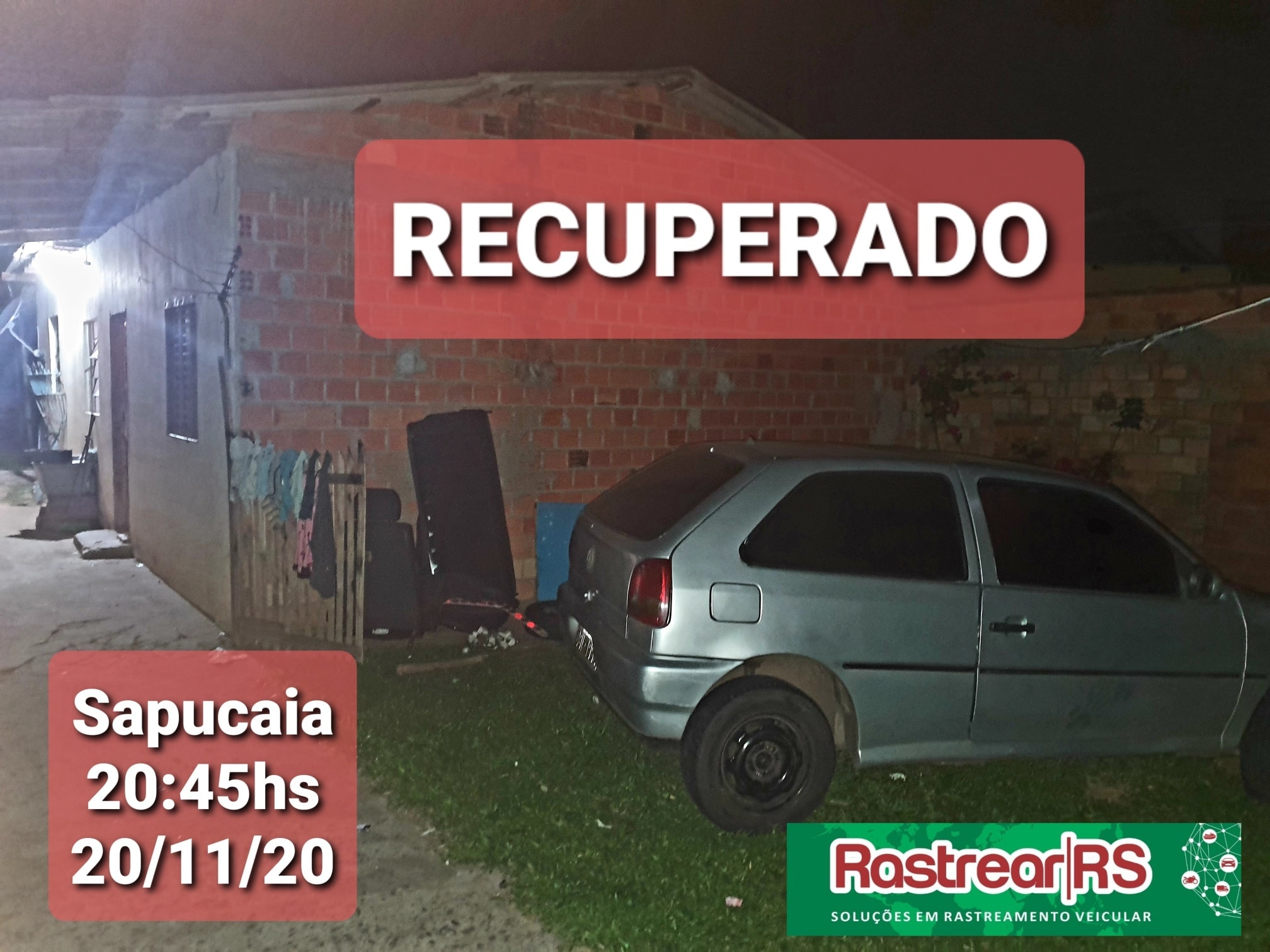RECUPERAÇÃO VEÍCULO GOL EM SAPUCAIA DO SUL