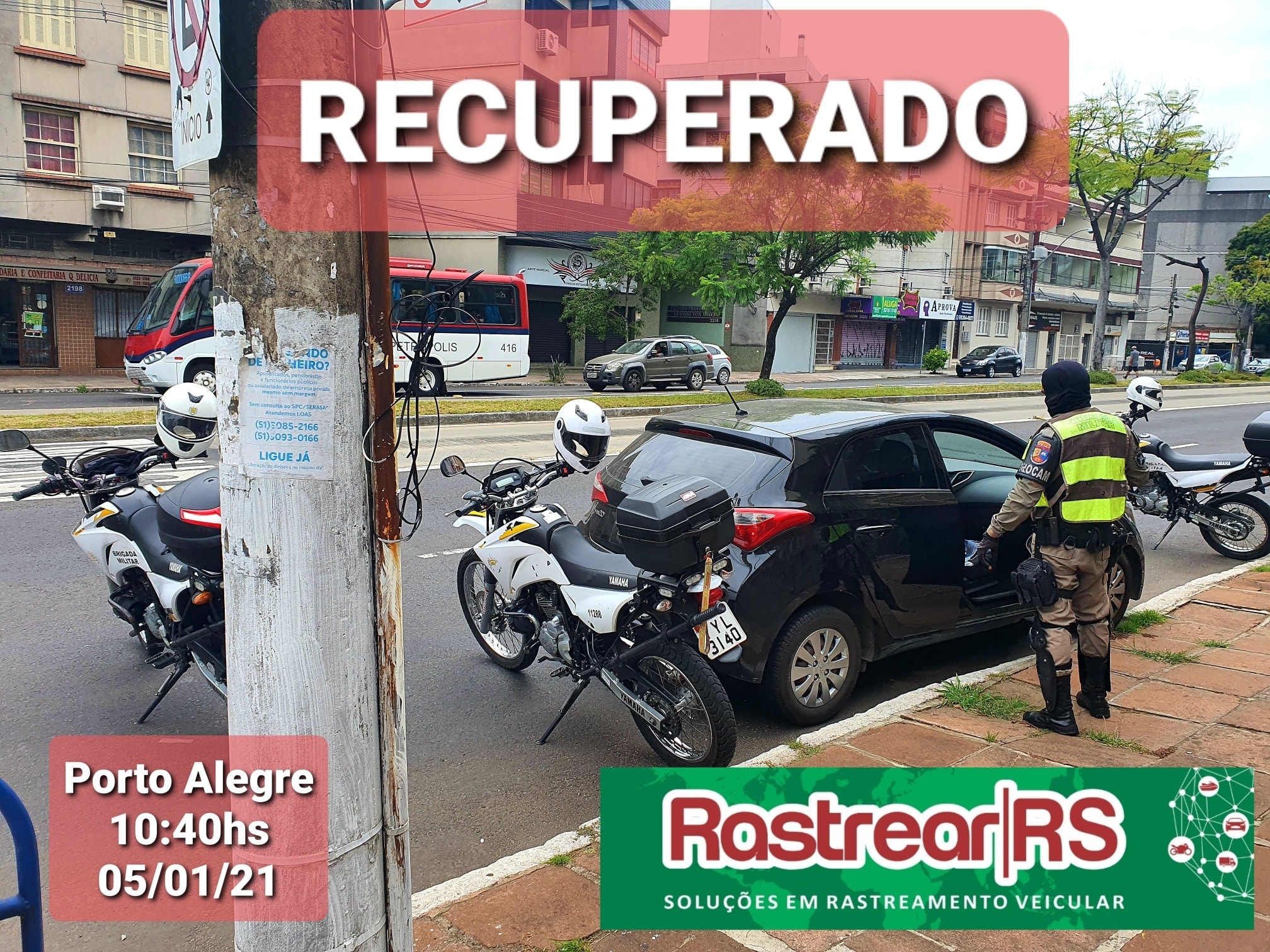 RECUPERAÇÃO HB20 - PORTO ALEGRE